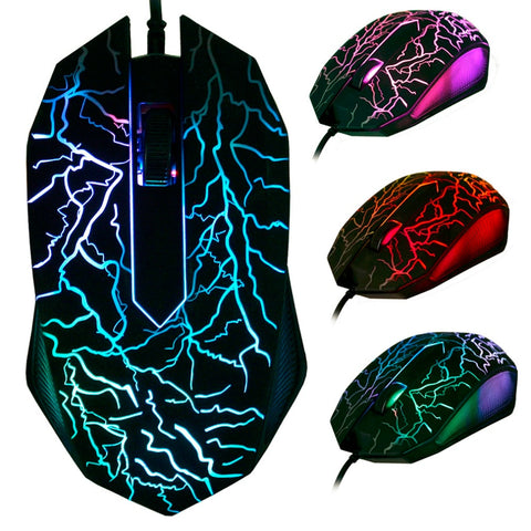 Mouse LED Gamer 3200DPI Óptico - 3 Botões USB PRO C/ FRETE GRÁTIS