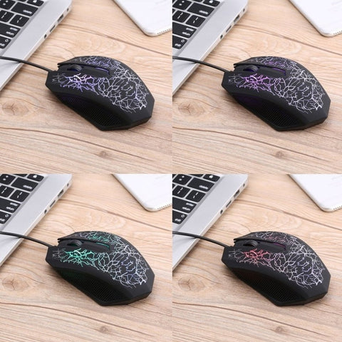 Mouse LED Gamer 3200DPI Óptico - 3 Botões USB PRO C/ FRETE GRÁTIS