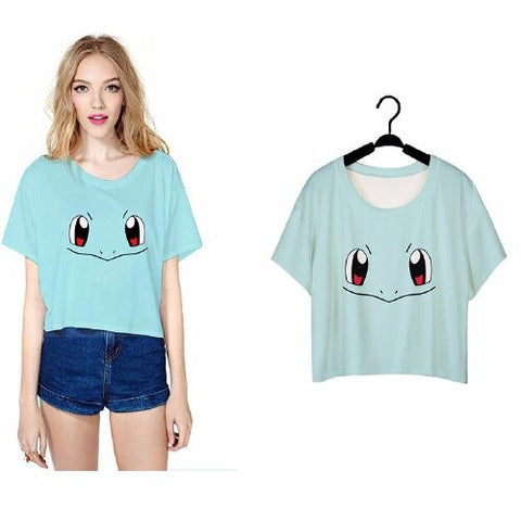 Camiseta T-shirt Pokemon Squirtle - Feminina - FRETE GRÁTIS P/ TODO BRASIL