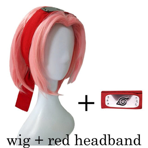 Peruca Cosplay - Cabelo Sakura Pink Hair - Naruto // FRETE GRÁTIS P/ TODO O BRASIL!
