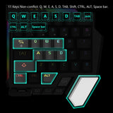T6 Teclado Mecânico Gamer Blue Switch - Especial para Jogos/Ergonômico - FRETE GRÁTIS