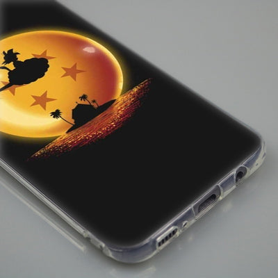 Capinha de Celular - Goku & Dragon Ball Z p/ Celulares Samsung Linha Galaxy S8 S9 S10 Plus Edge Note - FRETE GRÁTIS