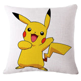 Almofada Pokemon - Pikachu 45 x 45 cm Decorativa DIVERSAS ESTAMPAS - FRETE GRÁTIS