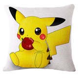 Almofada Pokemon - Pikachu 45 x 45 cm Decorativa DIVERSAS ESTAMPAS - FRETE GRÁTIS