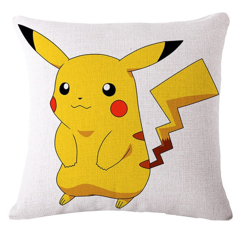 Almofada Pokemon - Pikachu 45 x 45 cm Decorativa DIVERSAS ESTAMPAS - FRETE GRÁTIS